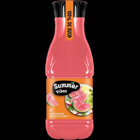 SUMMER SUMO GOIABA/MAÇA/ANANAS/UVA 1LT CX12