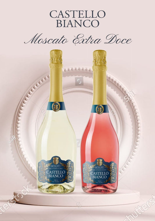 Moscato Castello Bianco Rose 75cl cx6