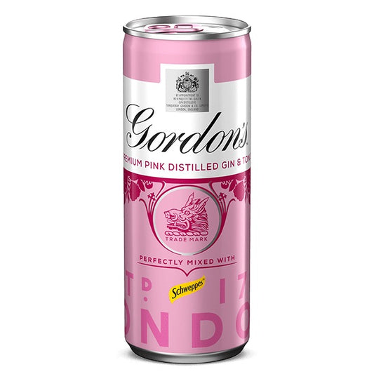 Welwitschia Gin Gordons Pink Lata 330ml Cx24